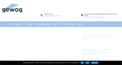 Desktop Screenshot of gewog-kleinmachnow.de